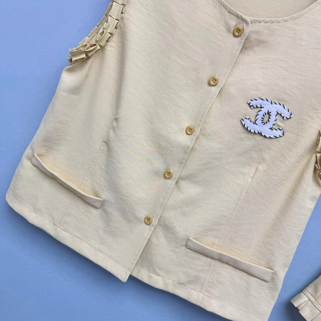 CHANEL 26S VEST TOP & SHORTS SET STYLE 1174