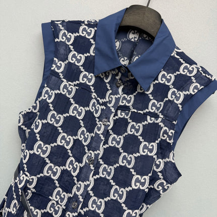 GUCCI 26S SLEEVELESS SHIRT DRESS 420