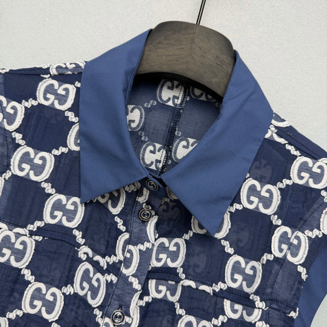 GUCCI 26S SLEEVELESS SHIRT DRESS 420