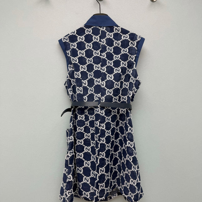 GUCCI 26S SLEEVELESS SHIRT DRESS 420