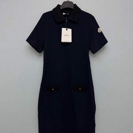 MONCLER 26S SHORT-SLEEVE POLO DRESS 674