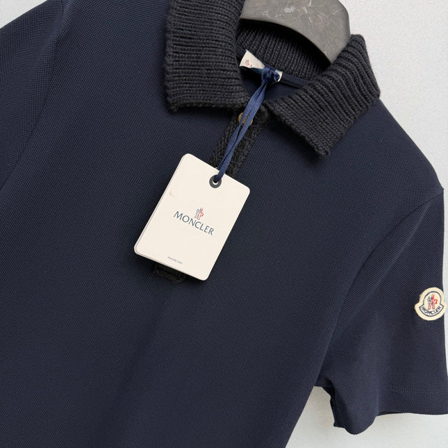 MONCLER 26S SHORT-SLEEVE POLO DRESS 674