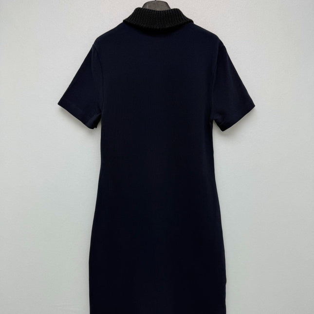MONCLER 26S SHORT-SLEEVE POLO DRESS 674