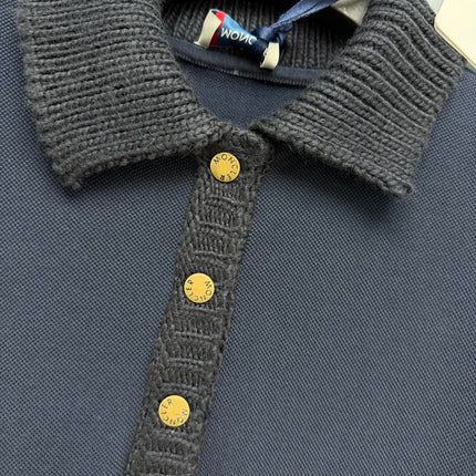 MONCLER 26S SHORT-SLEEVE POLO DRESS 674
