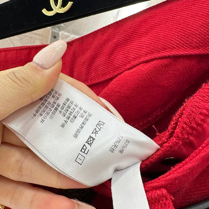 HERMES 25S HIGH-WAIST STRAIGHT JEANS 352