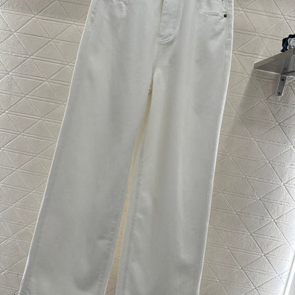HERMES 25S HIGH-WAIST STRAIGHT JEANS 353