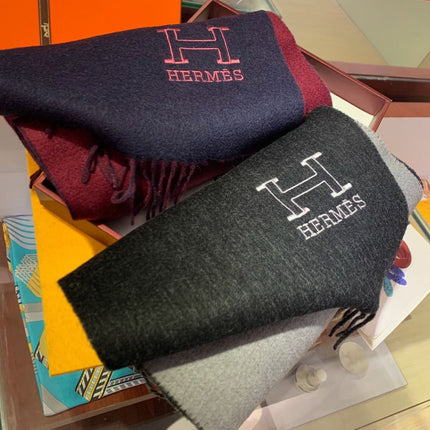 HERMES 25S SCARF 200 IN CASHMERE 856514