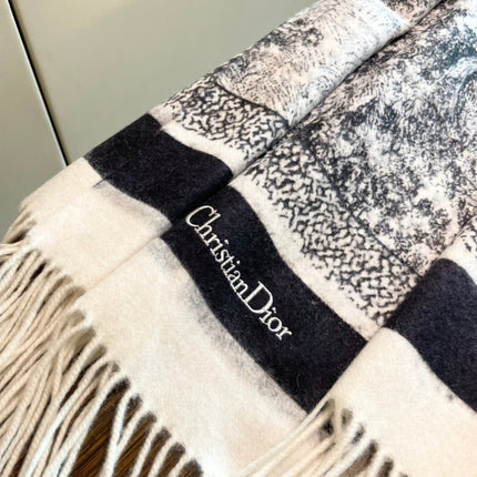 DIOR 26S SCARF 200CM IN CASHMERE 132257