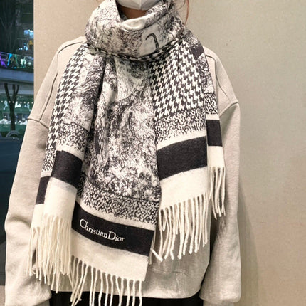 DIOR 26S SCARF 200CM IN CASHMERE 132257