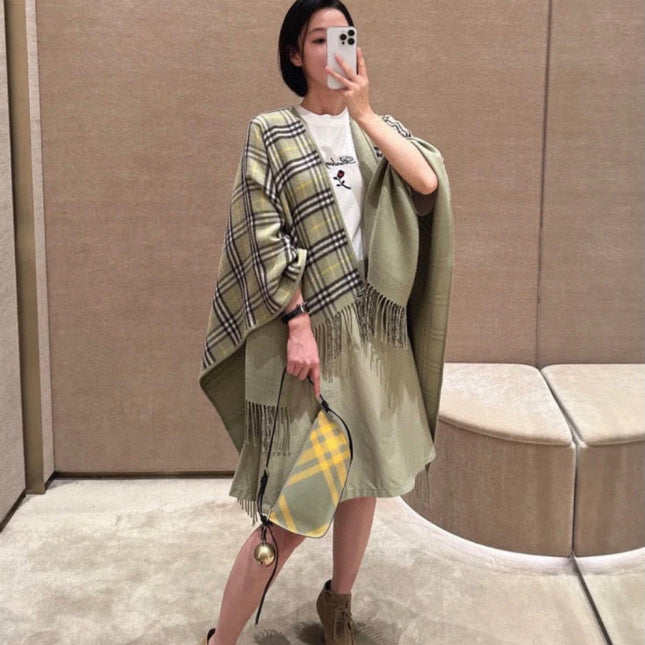 BURBERRY 25S DOUBLE-FACED CASHMERE COAT 206