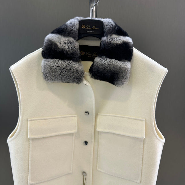 LP 26S FUR-COLLAR VEST 594