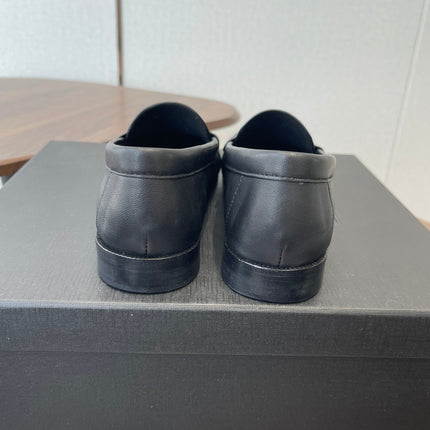 YSL 26S LOAFER IN BLACK CALFSKIN