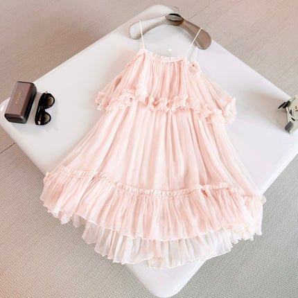 CHLOE 26S RUFFLE STRAP DRESS STYLE 120