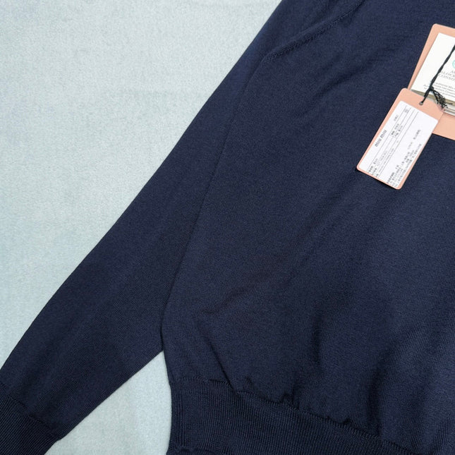 MIUMIU 26S LONG SLEEVE POLO SHIRT 907