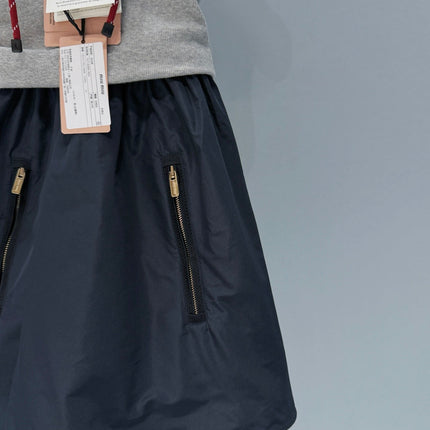 MIUMIU 26S SLEEVELESS HOODED DRESS 904