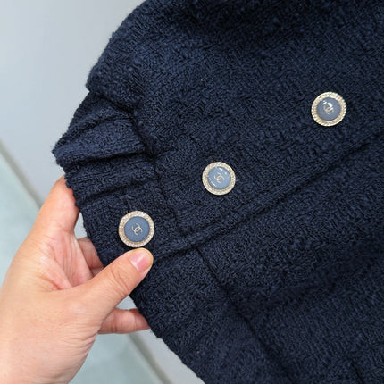 CHANEL 26S SHORT-SLEEVE STAND COLLAR JACKET 888