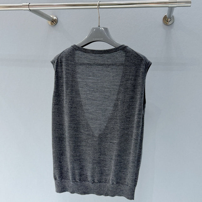 PRADA 26S V-NECK KNIT VEST 814
