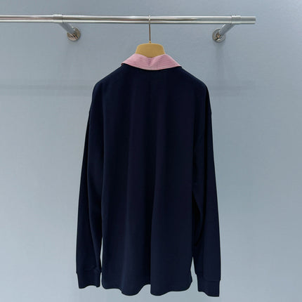 MIUMIU 26S LONG SLEEVE POLO SHIRT 896