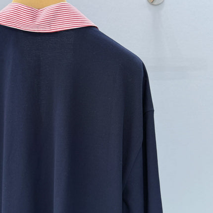 MIUMIU 26S LONG SLEEVE POLO SHIRT 896