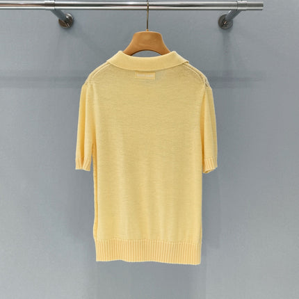 MIUMIU 26S KNITTED POLO SHIRT 882