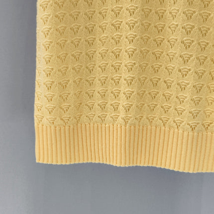 MIUMIU 26S KNITTED POLO SHIRT 882