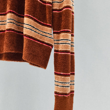 MIUMIU 26S STRIPED PULLOVER SWEATER 880