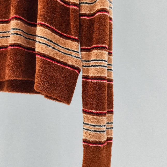 MIUMIU 26S STRIPED PULLOVER SWEATER 880