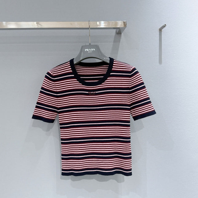 PRADA 26S SHORT-SLEEVED SWEATER STYLE 821
