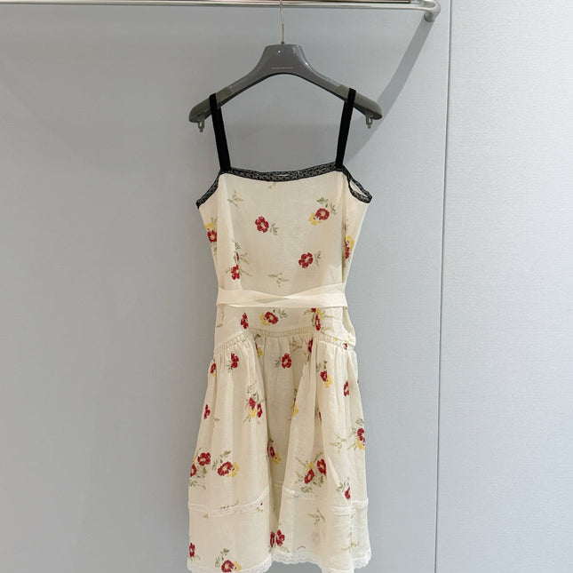 PRADA 26S FLORAL SPAGHETTI STRAP DRESS STYLE 992