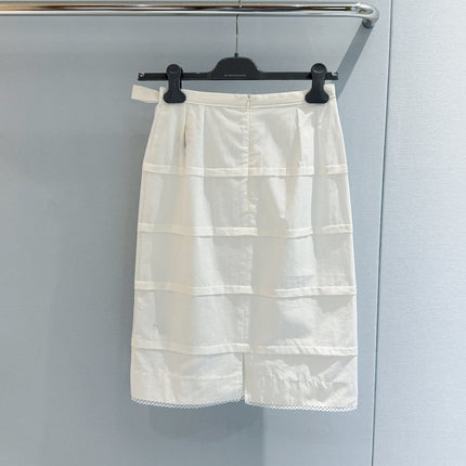 PRADA 26S COTTON MIDI SKIRT STYLE 965