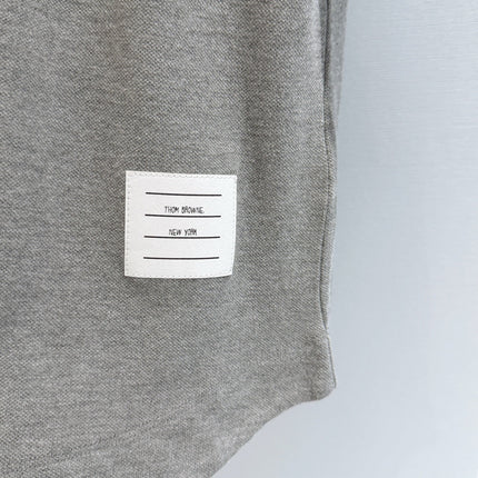 THOM 26S GRAY STRIPED POLO SHIRT STYLE 201