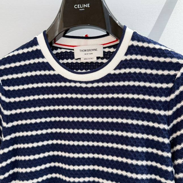 THOM 26S SHORT-SLEEVE KNIT TOP STYLE 198