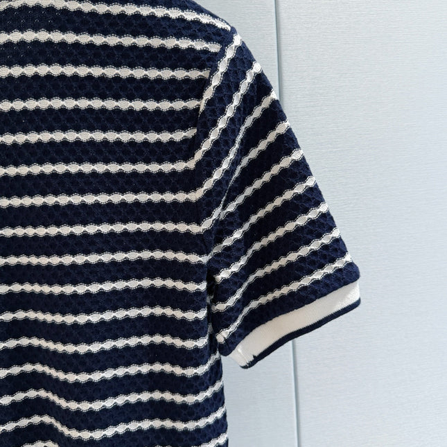THOM 26S SHORT-SLEEVE KNIT TOP STYLE 198