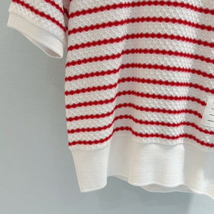 THOM 26S SHORT-SLEEVE KNIT TOP STYLE 194