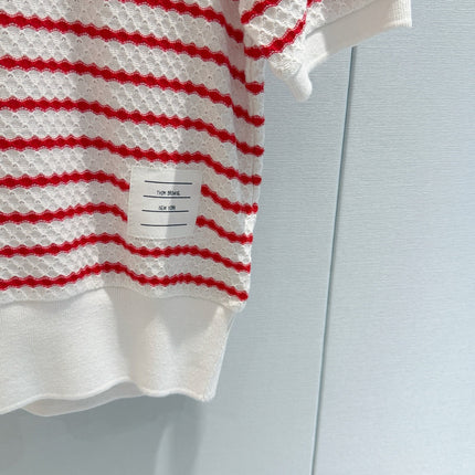 THOM 26S SHORT-SLEEVE KNIT TOP STYLE 194