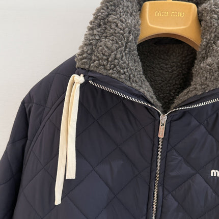 MIUMIU 26S QUILTED COTTON JACKET 1534