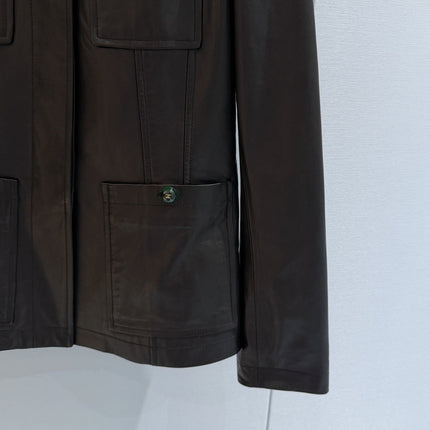 CHANEL 26S LEATHER JACKET 1726