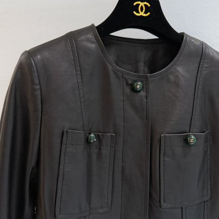 CHANEL 26S LEATHER JACKET 1726