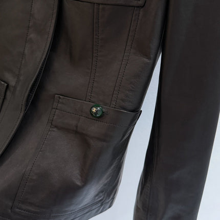 CHANEL 26S LEATHER JACKET 1726