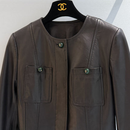 CHANEL 26S LEATHER JACKET 1726