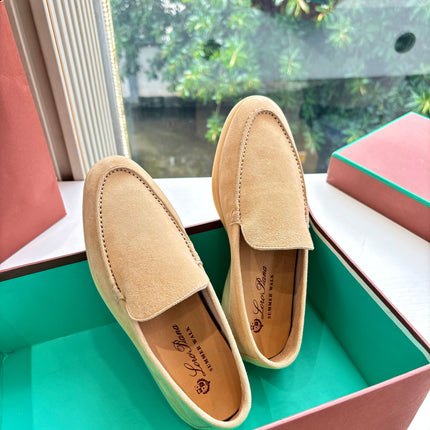LP LOAFERS 25S IN WARM BEIGE CASHMERE