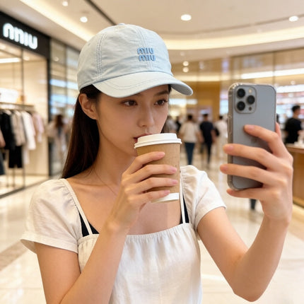 MIUMIU 26S BASEBALL CAP 342214
