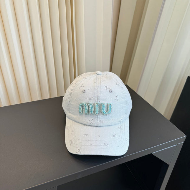 MIUMIU 26S BASEBALL CAP 342233
