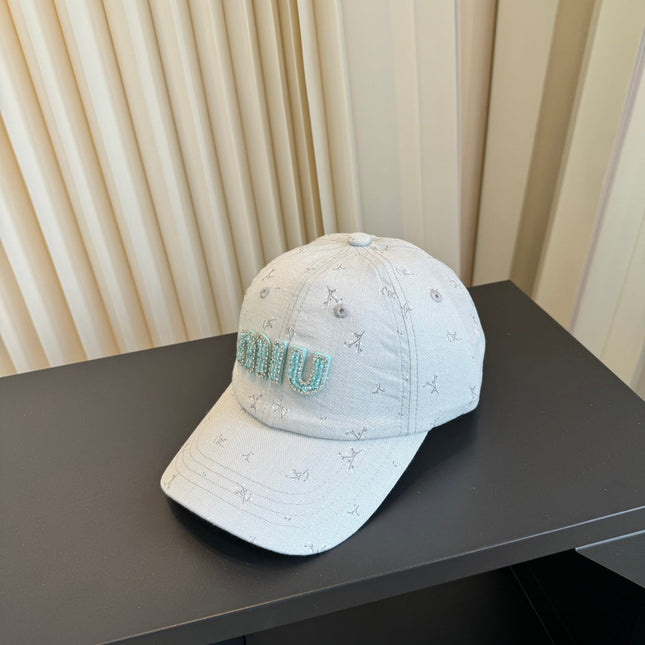 MIUMIU 26S BASEBALL CAP 342233