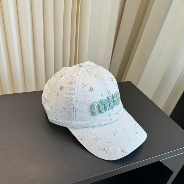 MIUMIU 26S BASEBALL CAP 342233