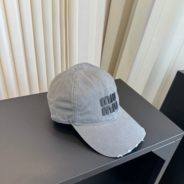 MIUMIU 26S BASEBALL CAP 342239