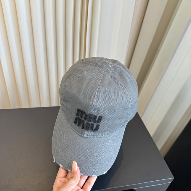 MIUMIU 26S BASEBALL CAP 342239