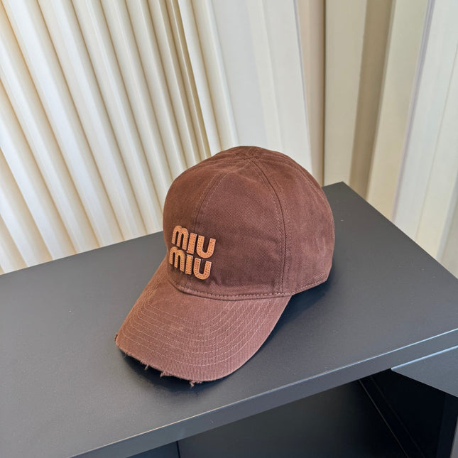 MIUMIU 26S BASEBALL CAP 342243