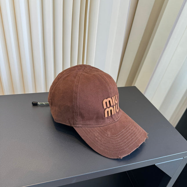 MIUMIU 26S BASEBALL CAP 342243