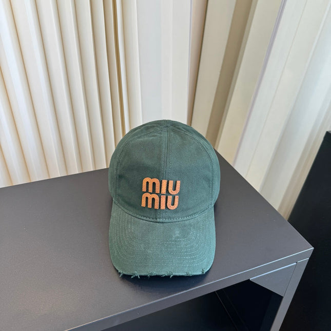 MIUMIU 26S BASEBALL CAP 342242